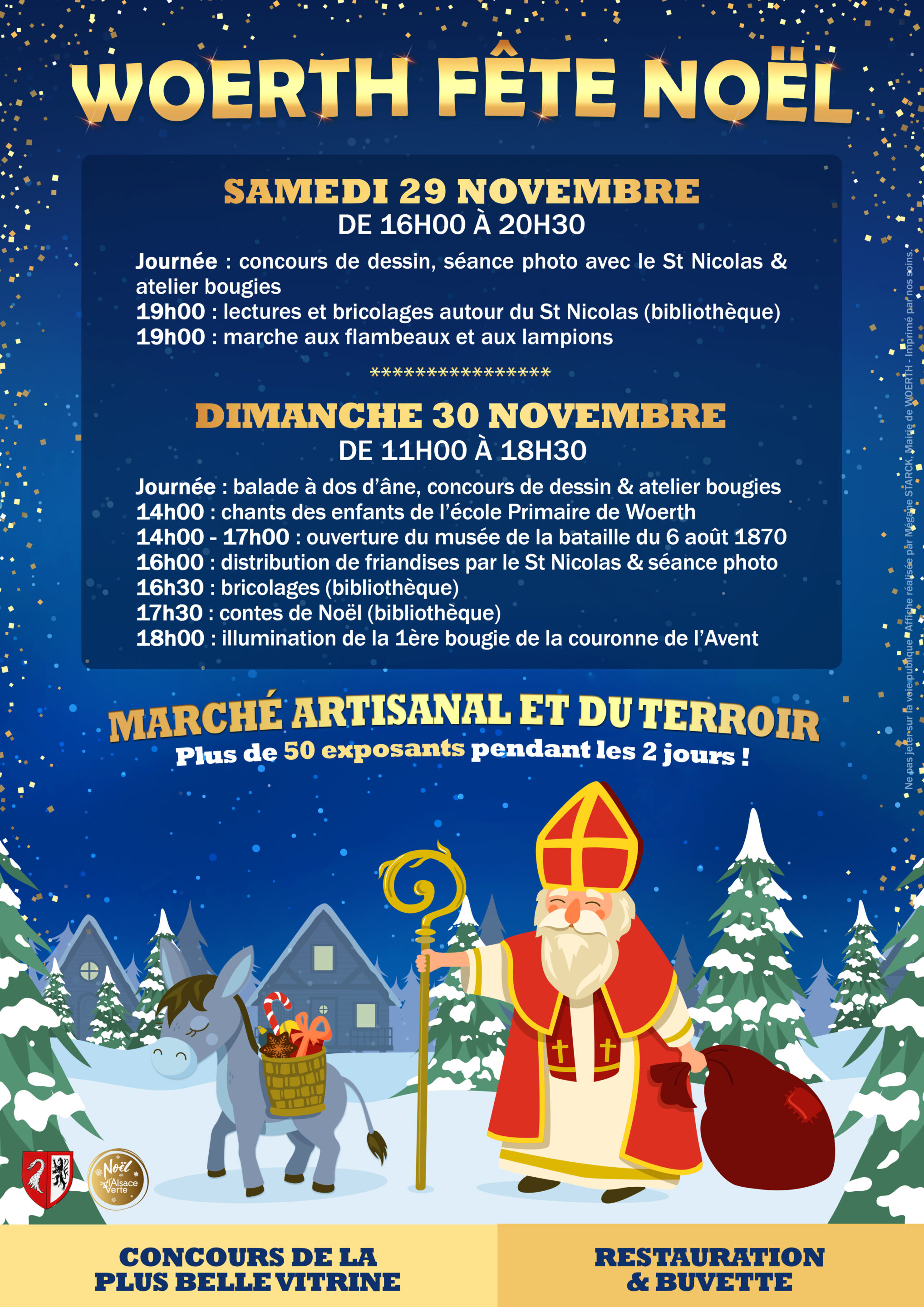 Affiche woerth fête Noël 2025 Affiche woerth fête Noël 2025