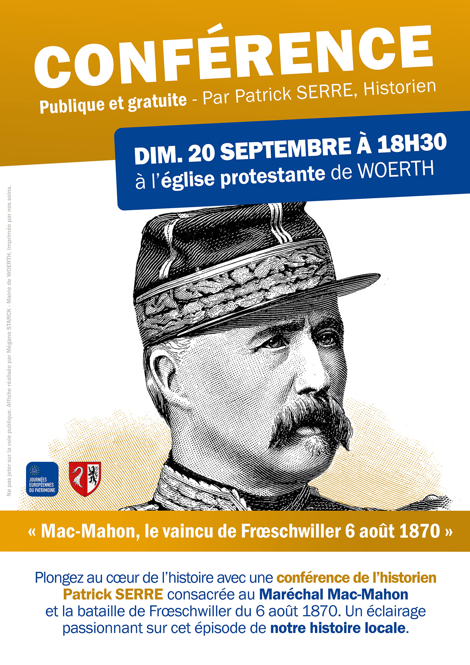 Affiche conférence Patrick SERRE 2026 petit